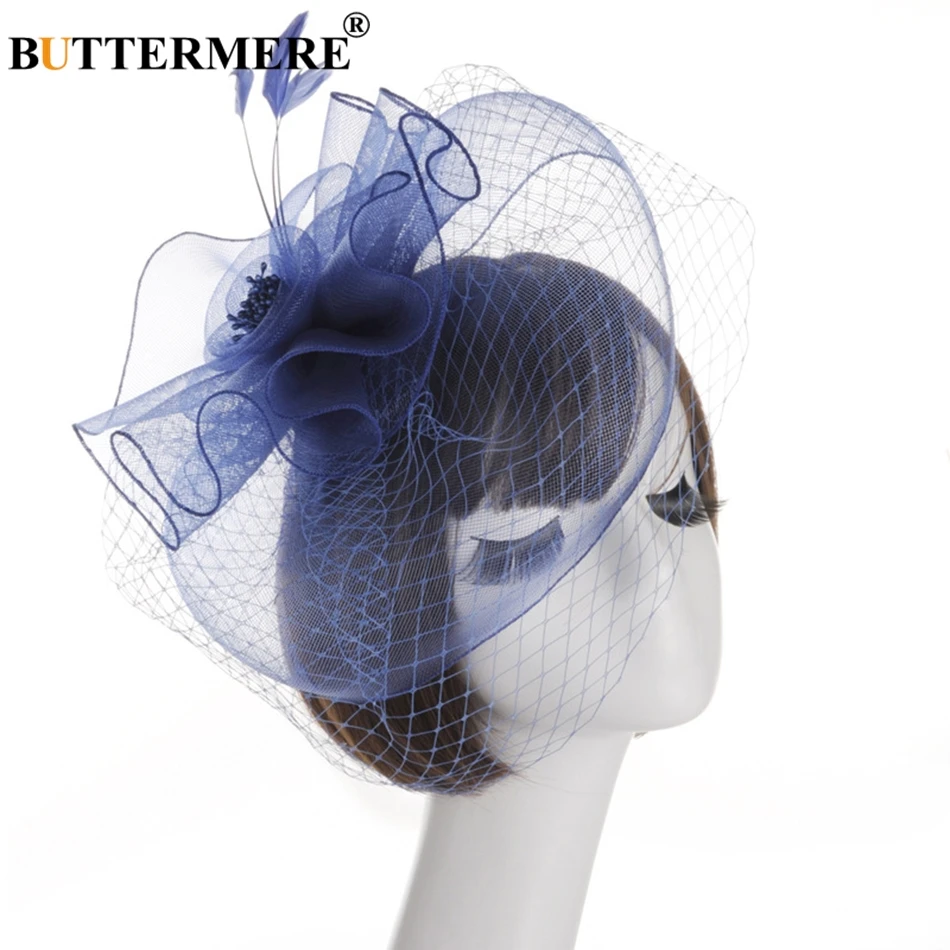 Наименование товара: баттермит перо головные уборы с вуалью высокое качество Fedora