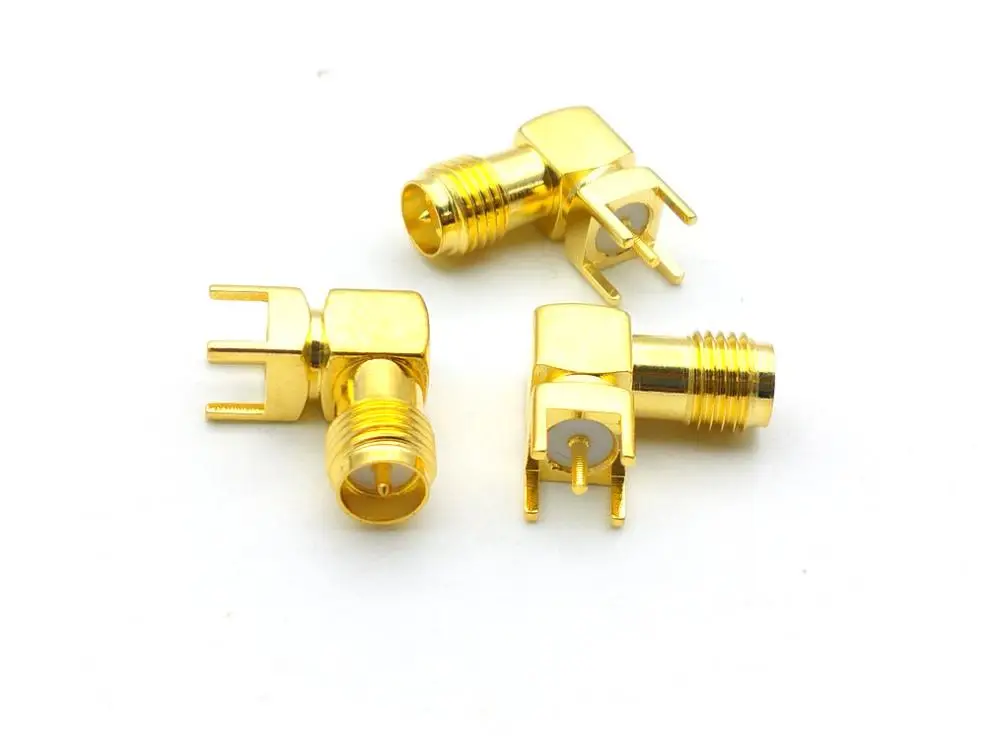 100 шт. Женский адаптер под прямым углом|Соединители| |