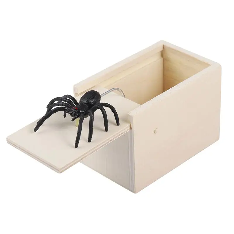 Страшная деревянная коробка сюрприза сложная игрушка забавная новинка шоковая