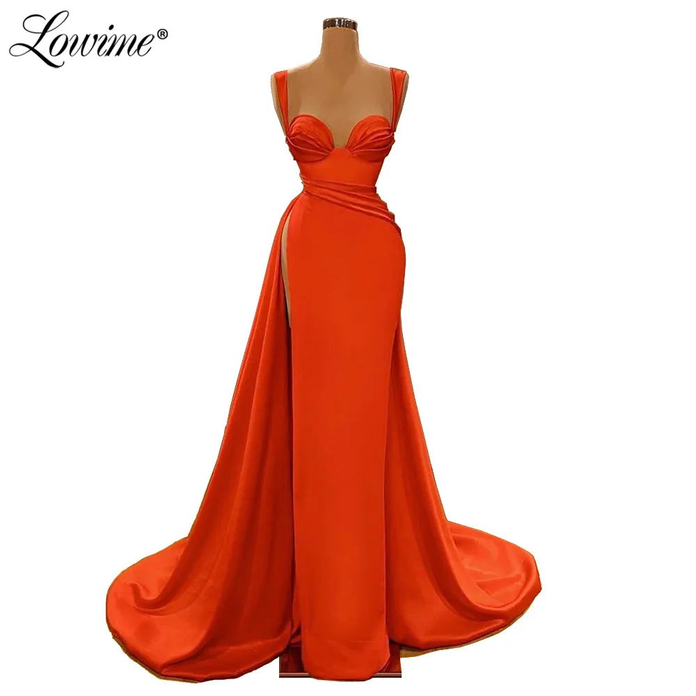 Соблазнительные платья с высоким разрезом для выпускного вечера вечерние в