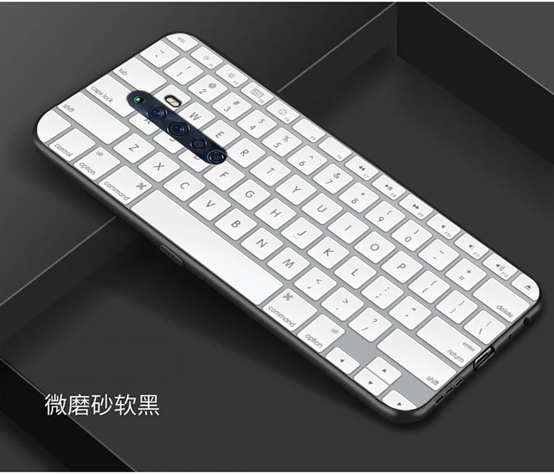Для OPPO Reno2 Z чехол милый мультяшный Мягкий силиконовый чехол для OPPO Reno 2Z 2 Z чехол для телефона s черный бампер Капа для OPPO Reno2Z - Цвет: 24