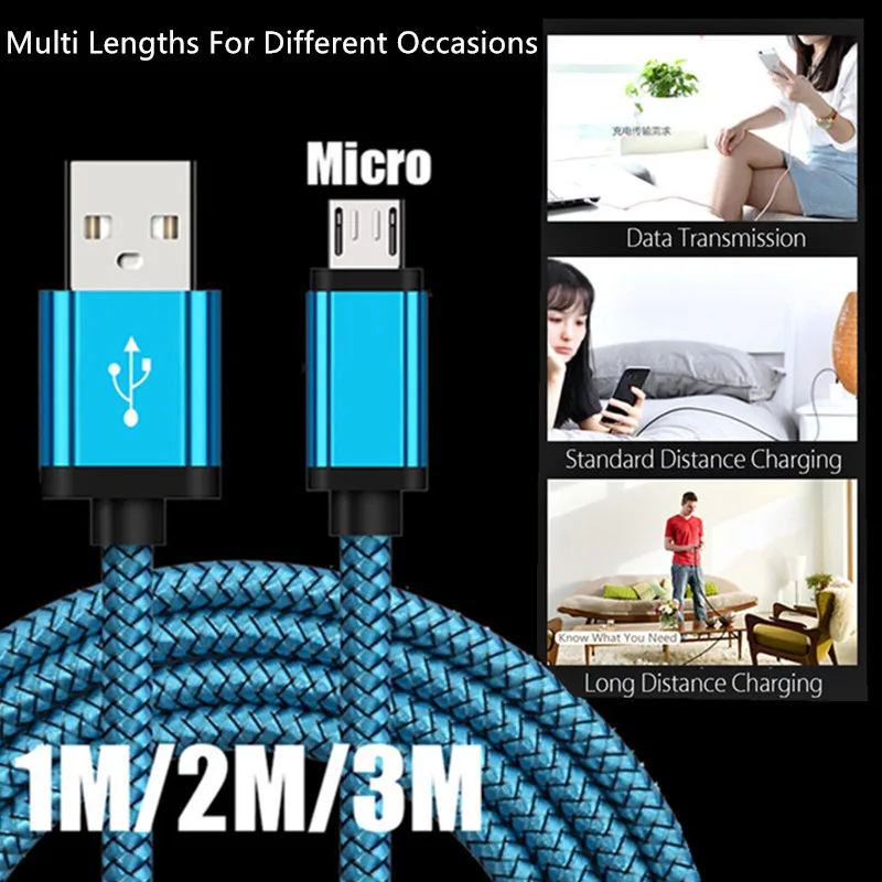 Зарядный кабель Micro USB для Samsung Galaxy J5 J3 J7 Prime 2017 2016 2015 J2 Pro 2018 J4 J6 plus мобильный телефон