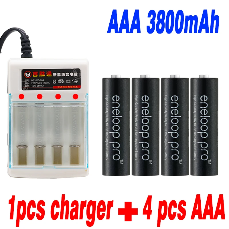 Beat Original Pro AAA 3800mAh 1 2 V ni-mh камера лимфатические барабаны juguette с зарядным