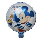 Disney Принцесса пух Маккуин автомобиль Микки Минни русалка 10 дюймов круглый в форме сердца алюминиевая декоративная фотография