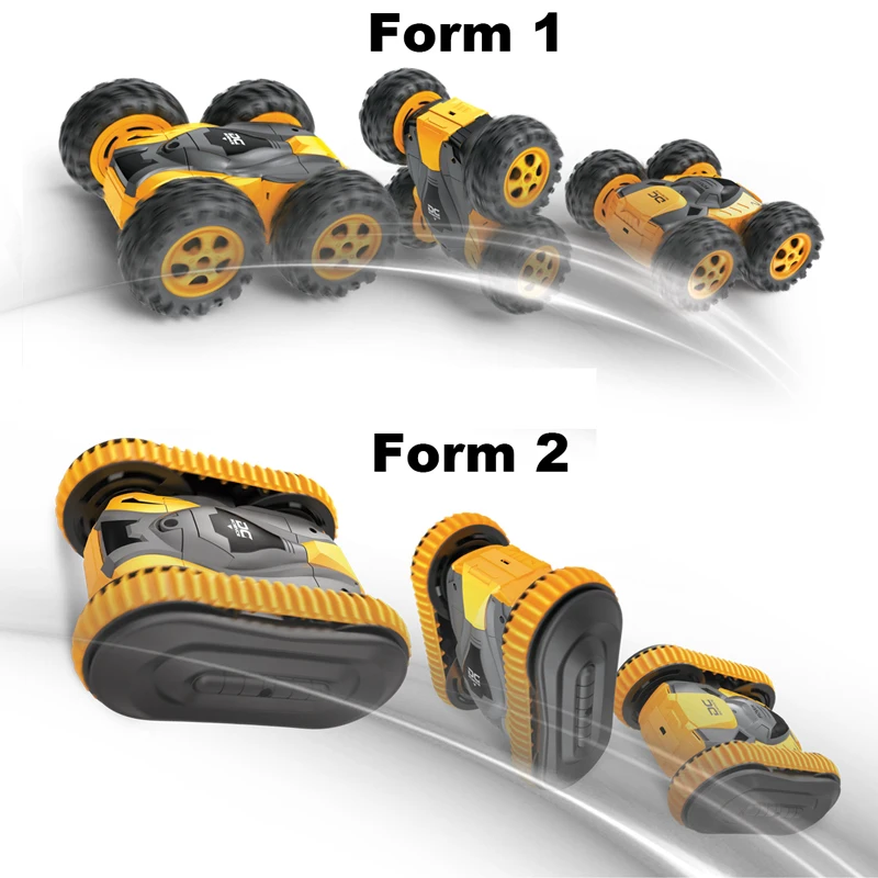 360 вращение автомобиль RC мини трюк с двух сторон дрейф багги 2 4G на гусеничном ходу