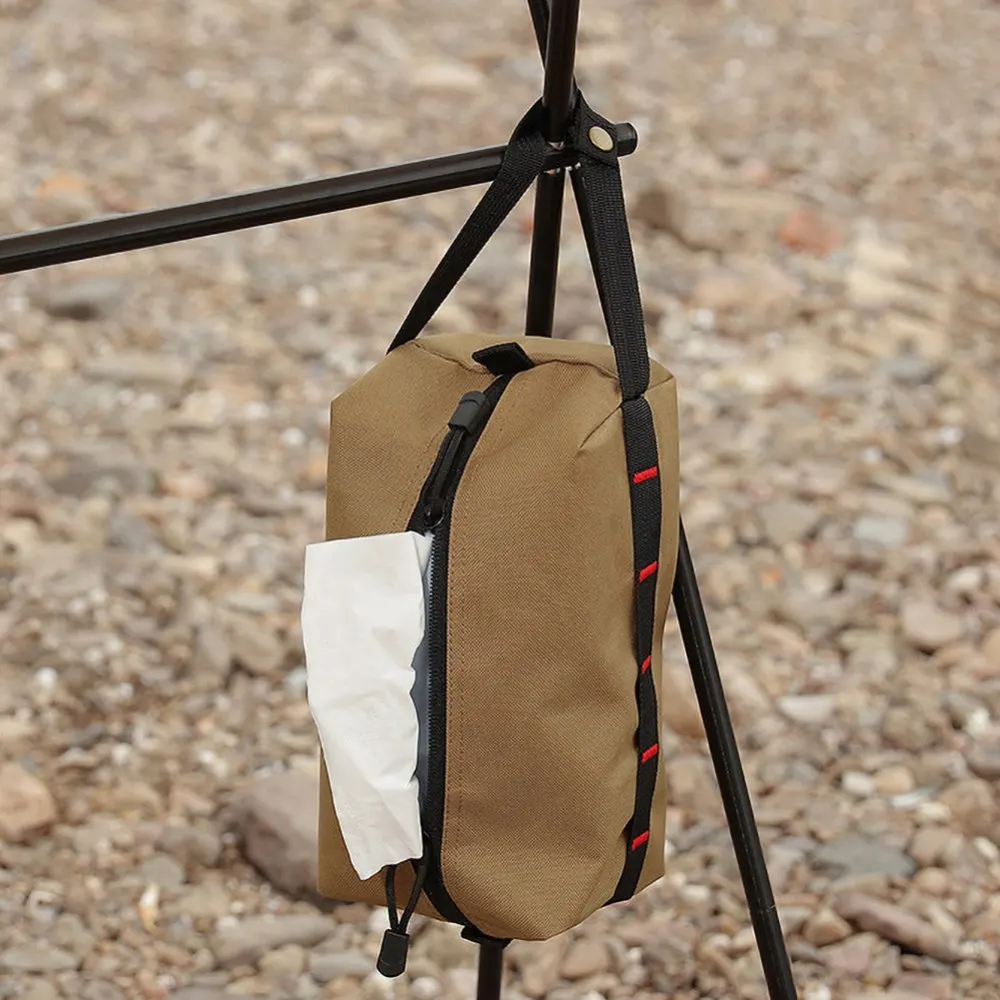 

Camping Tissue Box Holder Waterproof Napkin Paper Tissue Storage Bag Holder Toilet Paper Holder for Outdoor Hiking Dispenser Box