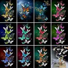 Картина по номерам GATYZTORY, картина с изображением бабочки, животного, масла, сделай сам, рамка на холсте, акриловый пигмент, рисование на стене, уникальные искусства, Gi