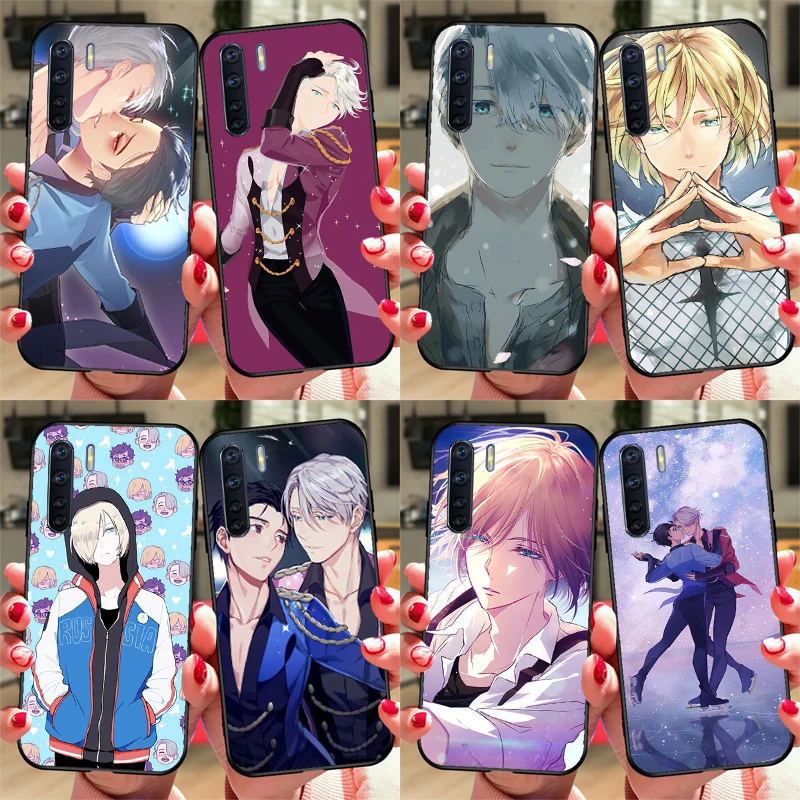 Чехол Yuri On Ice для OPPO Reno 5 Lite 2Z 2F A5 A9 A53 A53S 2020 A52 A72 A1K A15 A83 A94 A74 A54 Coque | Мобильные телефоны