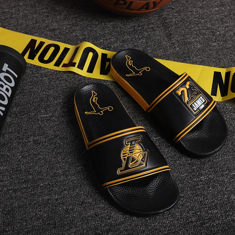 

Slippers men's summer 2021 new sports basketball flip flops casual beach sandals