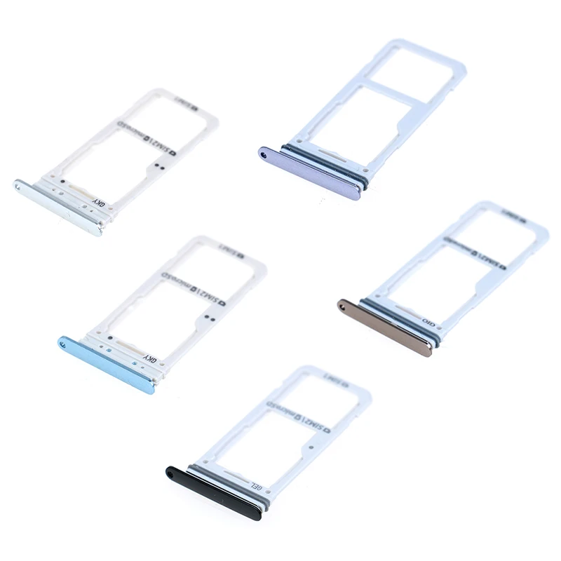 

1pc Dual Sim Card Holder Slot Tray For Galaxy S8 S8+ SIM Card Slot SD Card Tray Holder Adapter