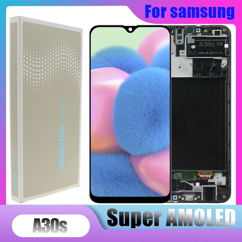 ЖК дисплей 6 4 дюйма для Samsung Galaxy A30S/A307/A307F/A307FN/DS сенсорный экран с дигитайзером в