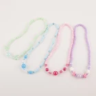 Makersland ожерелье из разноцветных бусин цепь из бисера для детей милая принцесса ожерелье ювелирные изделия подарки Рождественские подарки 2021
