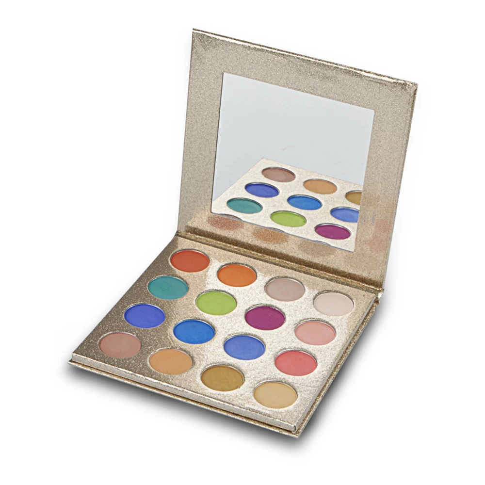 50 шт. минимальный заказ Упаковка цветов палитра теней для век пустые 16 отверстий