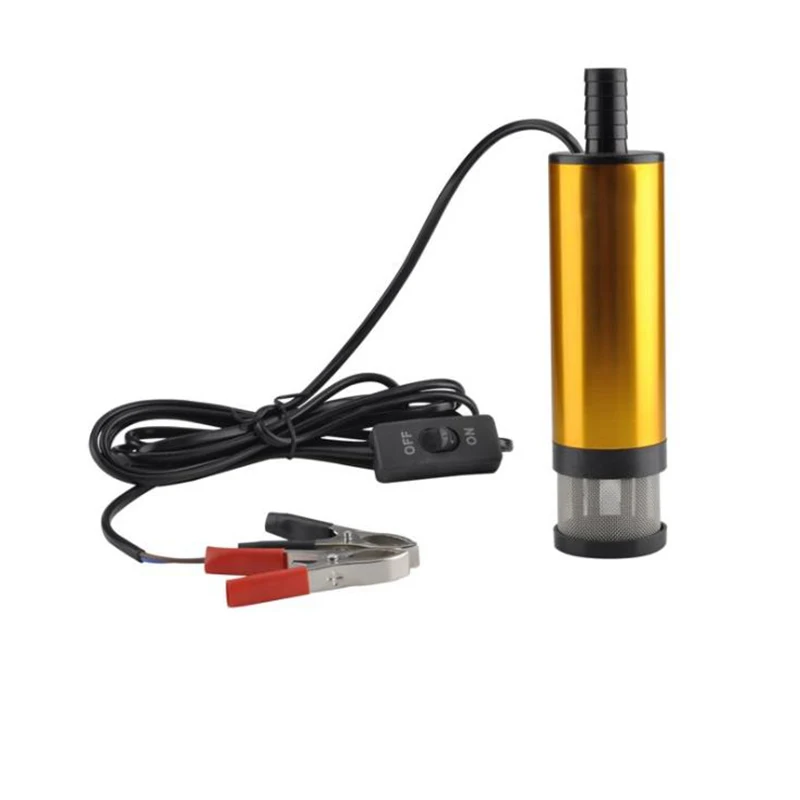 

12V 24V Oil Transfer Pump Electric Diameter 38MM Diese Submersible Car Cigarette Lighter