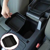car center console armrest storage box container trayabs plasticfor land rover defender 110 2020 21car interior accessories