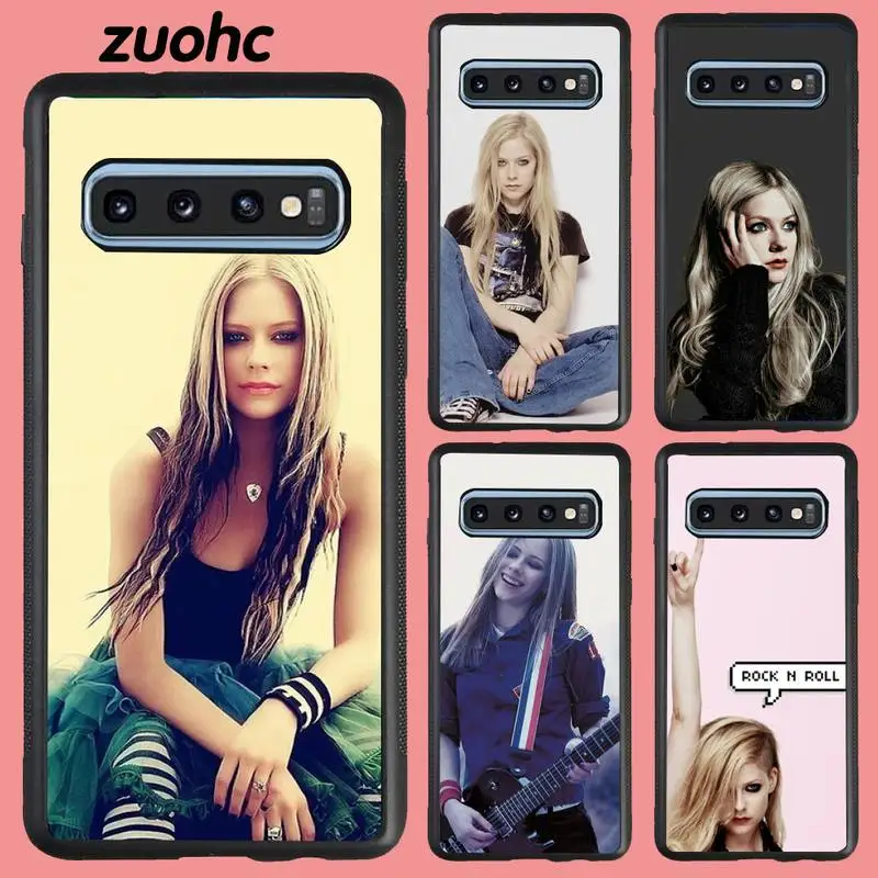 

Avril Lavigne Phone Case Acrylic Plexiglass TPU For Samsung Galaxy S8 S7 S9 S10 S10e S20 PLUS ULTRA S6edge