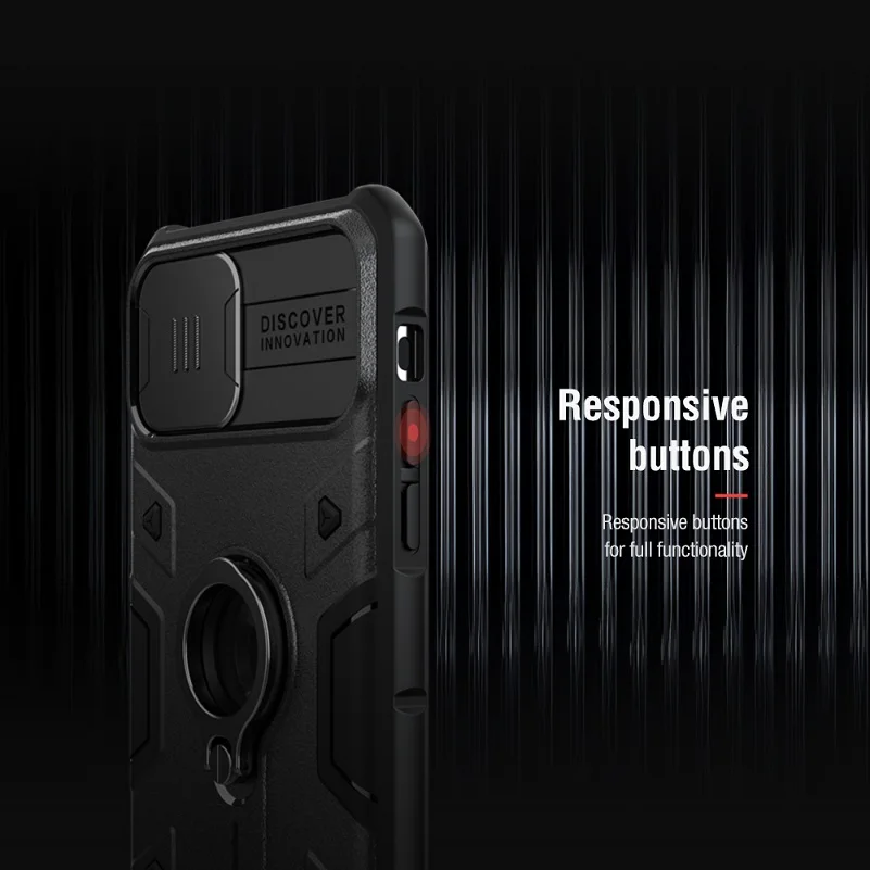 Чехол для IPhone 11 Pro Max с кольцом и подставкой телефона NILLKIN CamShield Armor чехол защитой