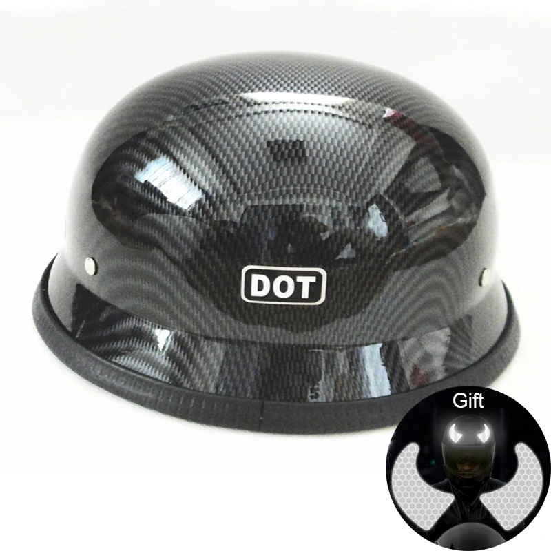 Шлем мотоциклетный полулицевой в ретро-стиле немецкий велосипедный шлем для