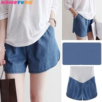 adjustable thin cotton linen maternity short pants summer fashion shorts clothes for pregnant women casual belly pregnancy