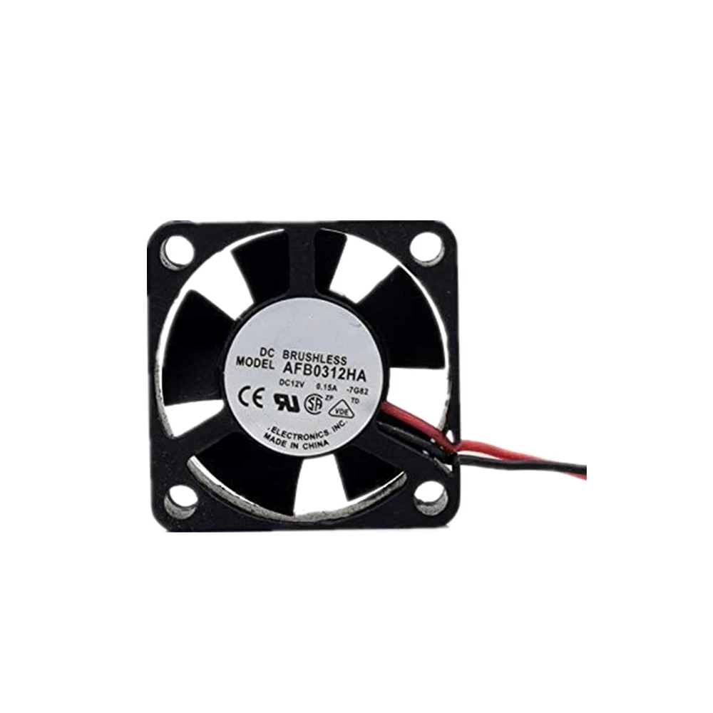 CPU Chassis Fan Replacement Double Ball Bearing AFB0312HA 12V 3 Pin Cooler Server Square Radiator Heat Sink For Laptop Notebook |