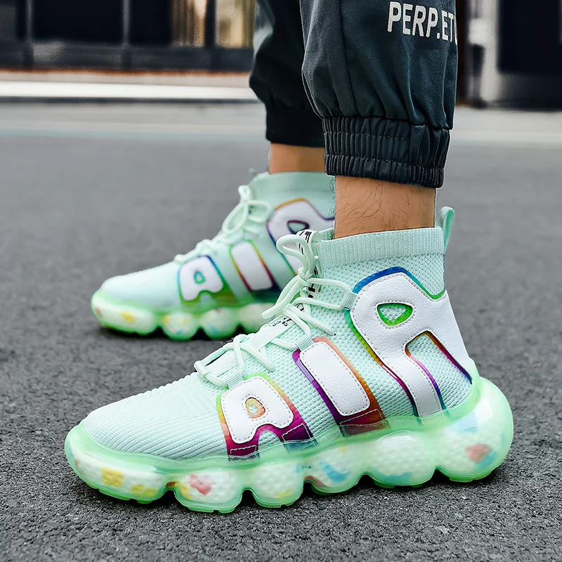 

Air Cushion Men Running Shoes Brand Men's Sneakers Shoes Breathable Trainers Male Large Size 45 Sports Zapatillas Hombre Jogging