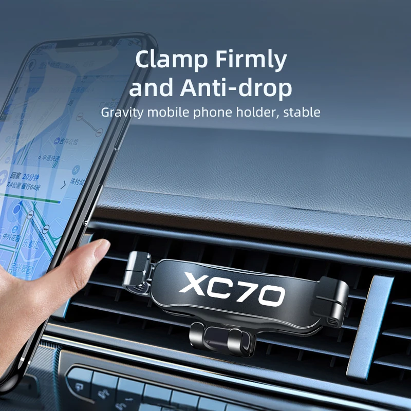 

Non-magnetic mobile phone holder car air-conditioning air outlet mobile phone holder For Volov XC70 GPS bracket Car Accessories
