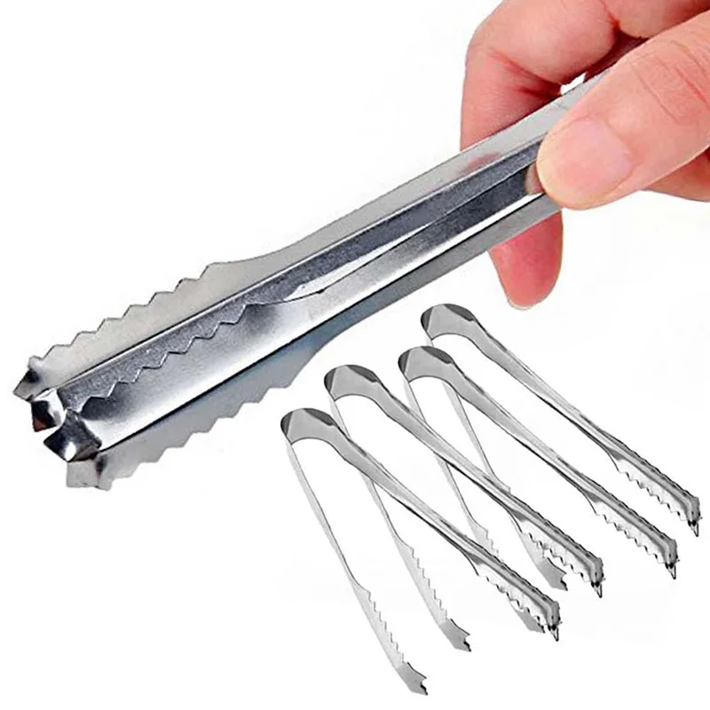 

Kitchen 5 shovel + 5 clips Candy Buffet BBQ Candy Buffet Ice Stainless Scoops Tongs Set Wedding Bar Party Cooking Tools