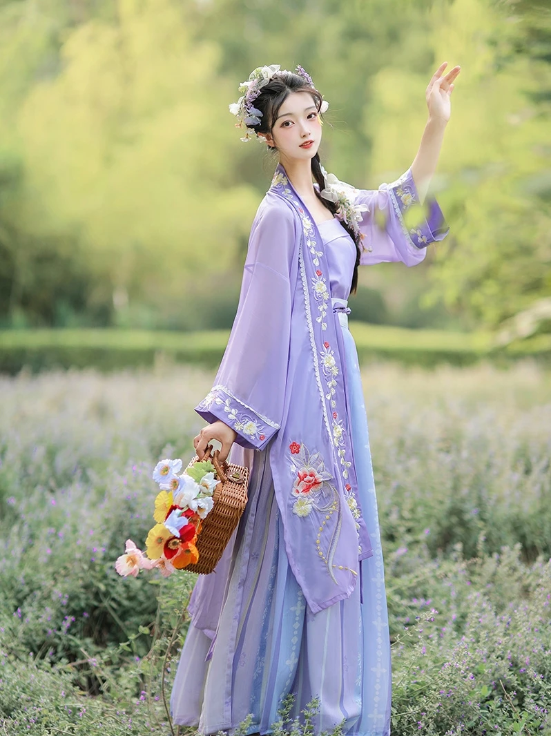 XinHuaEase Hanfu женские платья кардиган в китайском стиле традиционный костюм для