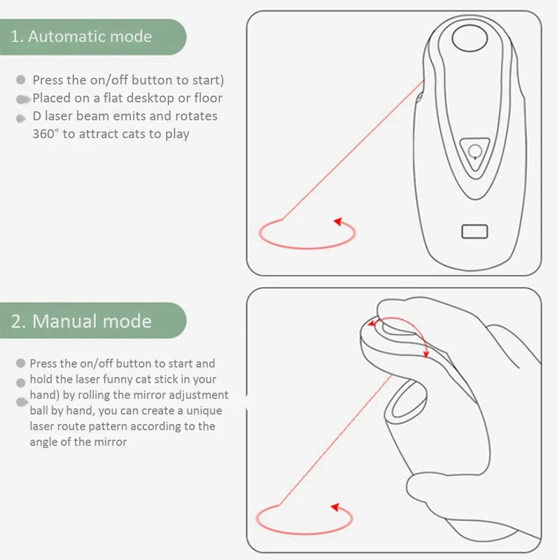 

Funny Cat Toy,Interactive Pet Cat Toys,Smart Automatic Exercise Training Toy,Multi-Angle Adjustable Cat Toy USB Charging