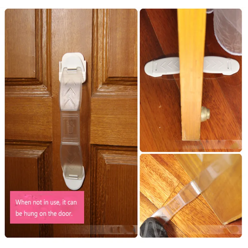 2pcs/Pack Baby Door Stopper Cabinet Holder Lock Safety Protect Jammer Finger Corner Guards bTRQ0482 | Мать и ребенок