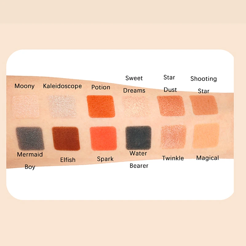 Блестящие тени для век Colourpop палитра теней пигменты глазурованные цветные