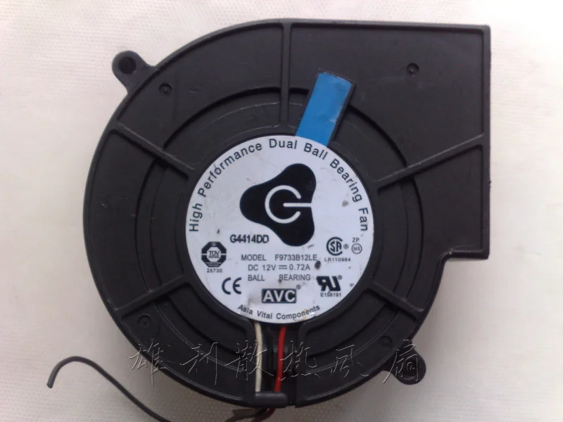 

NEW F9733B12LE 12V 0.72A 9733 9CM Motor protection cooling