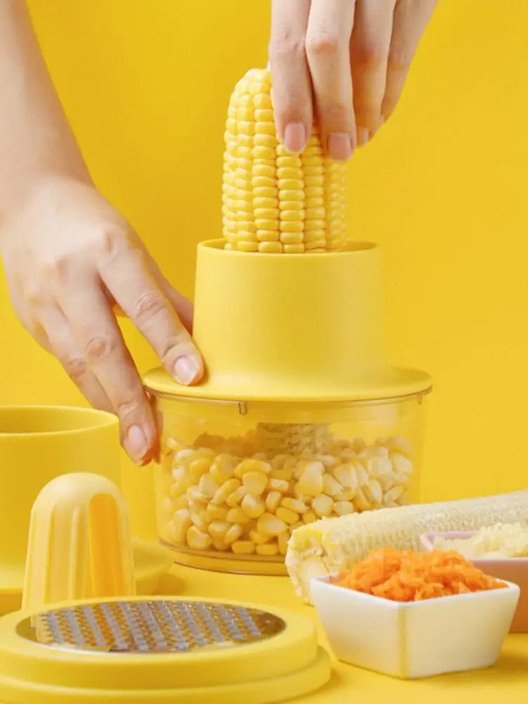 

Useful 500ml Corn Stripper Manual Corn Cob Threshing Removing Stripping Tool Fruit Vegetable Cooking Tools Kitchen Cob Remover