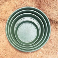 27 5cm green new portable plant saucer pot tray collecting excess drainage plastic planter tray dishes for garden indoor outdoor