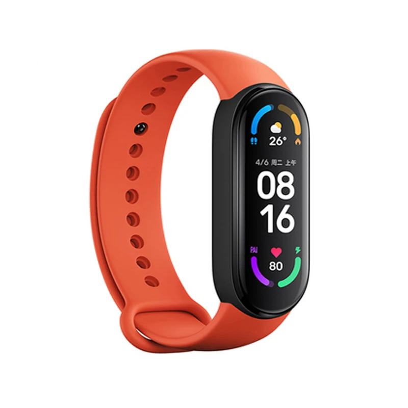 Стреп Xiaomi Mi Band 7 из 100% оригинального силиконового браслета Band7 для замены ремешков на запястье Mi7 mi band7