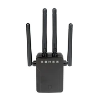 m 95b wireless repeater wifi router 2 4ghz 300m signal amplifier extender 4 antenna router for home office accessories