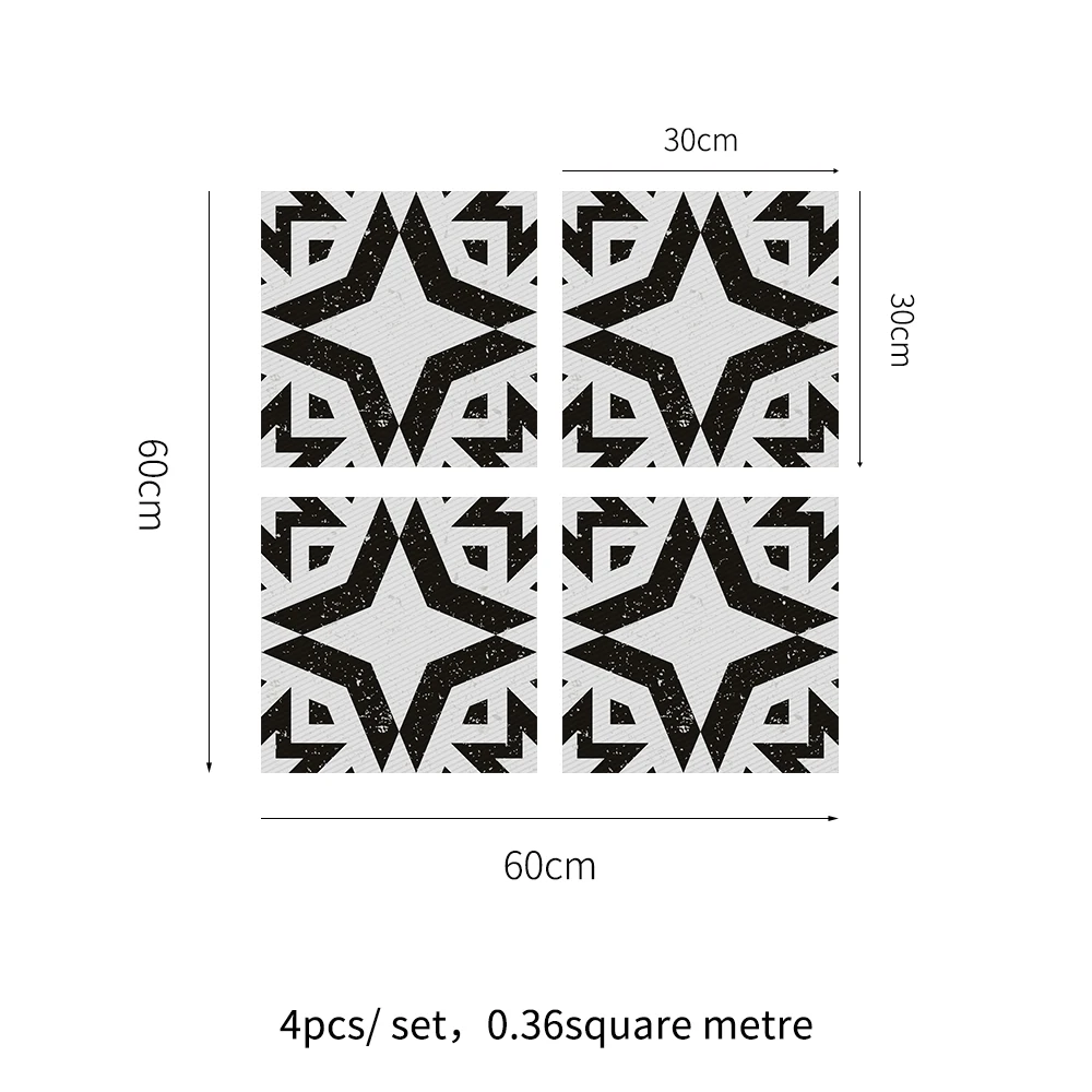 

Funlife 30x30cm Portugal Anti-Slip Waterproof Self-adhesive Floor Sticker Floor Tiles Bathroom Kitchen Decor