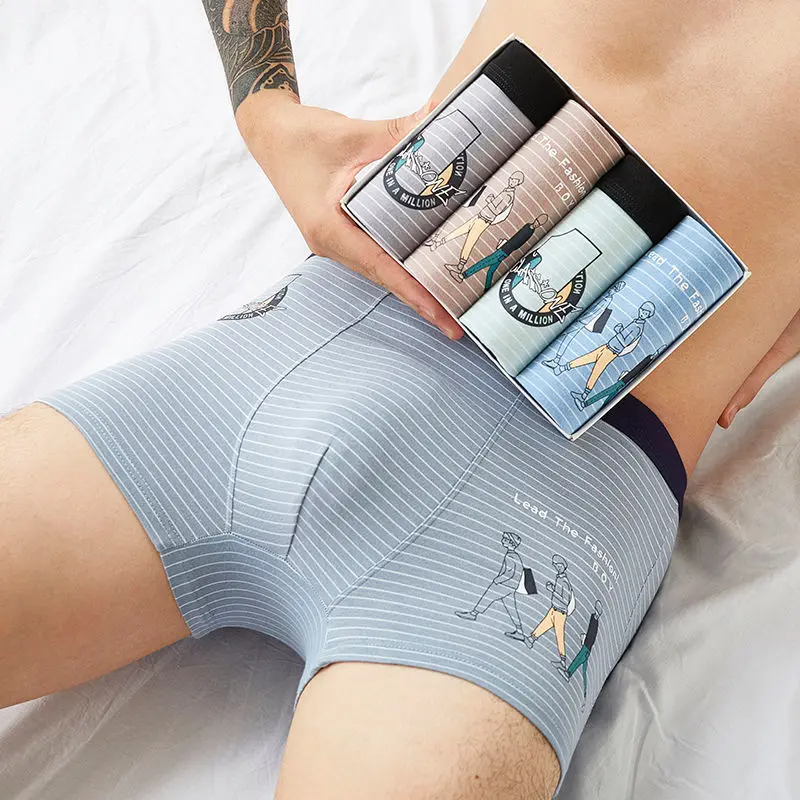 Трусы 2-4 шт./лот 95% хлопка 5% спандекса цветные трусы для подростков качественная