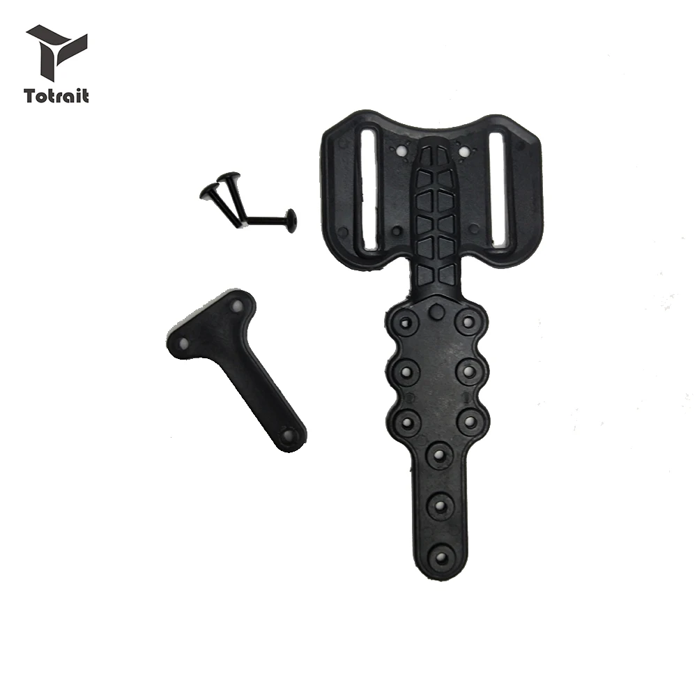 Тактическая кобура для ног с одним ремешком Черная Кобура DFA Drop Гибкий адаптер safa