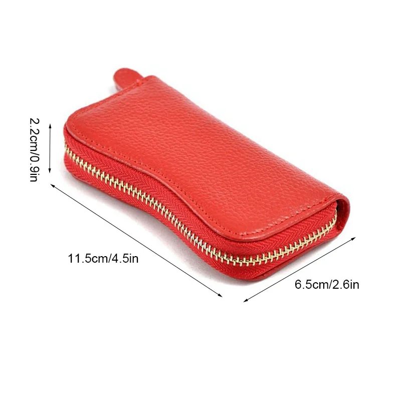 Чехол для ключей из мягкой натуральной кожи мужчин и женщин многофункциональный