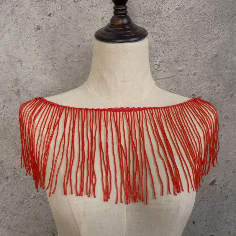 Тяжелая Длинная кисточка 16 см бисерные кружевные аксессуары сделай сам вечернее