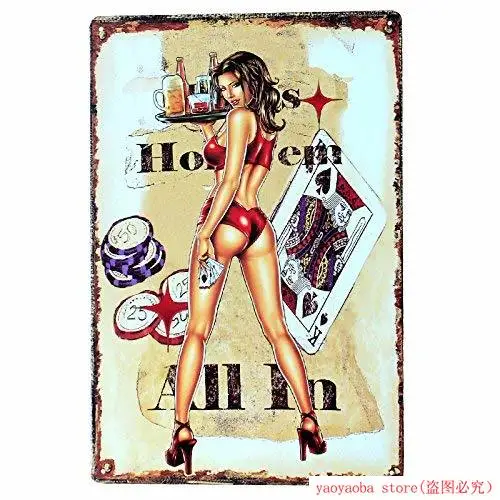 Домашние декоративные Винтаж Ретро Предупреждение украшение металлический знак