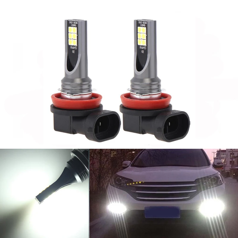 

2x H8 H11 Led Bulb HB4 Led Bulbs 9006 SMD Lights 1200LM 6000K 12V White Driving Running Car Lamp Auto Light Bulbs