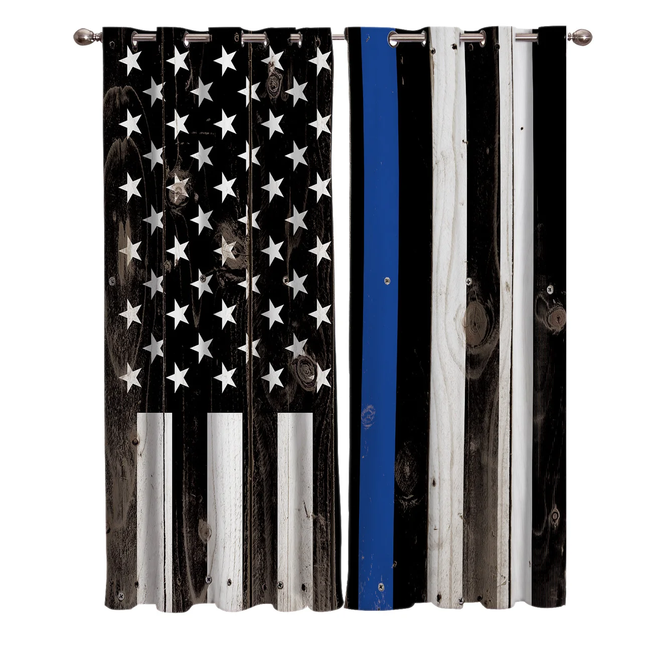 Синяя линия американский флаг уважает право мужчин t и женщин в черно белые синие