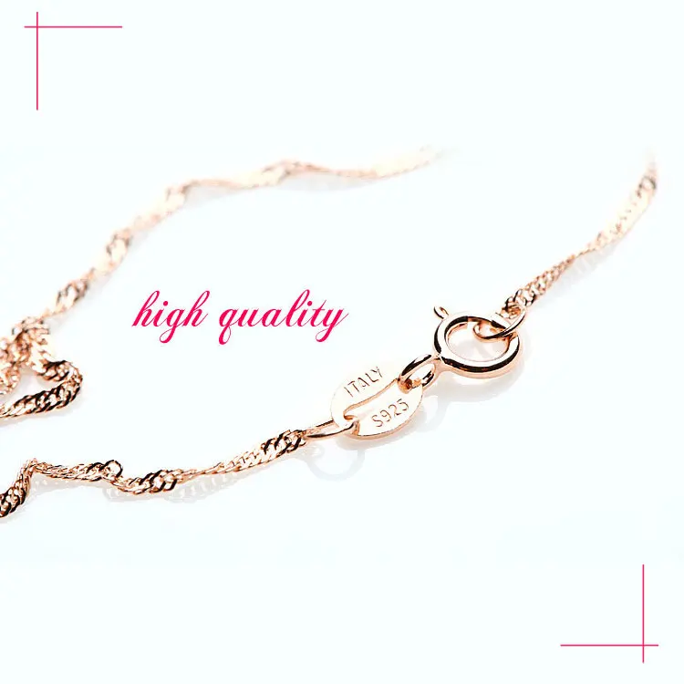 Женское ожерелье из серебра 925 пробы тонкая цепочка змейка|Колье| |