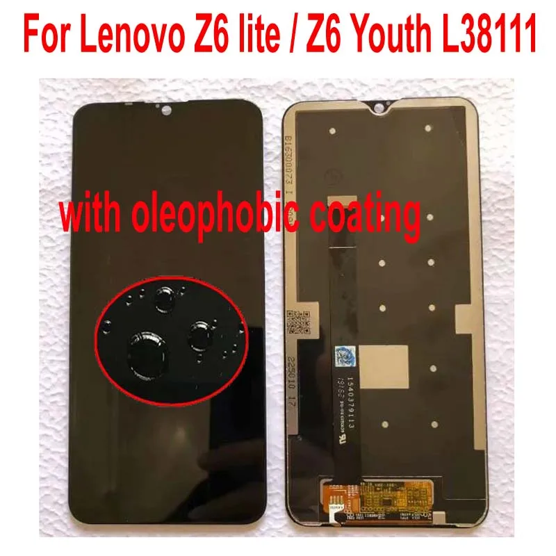 Оригинальная коллекция Оригинальный восхитительный 6 3 &quotЖК экран для Lenovo Z6 Lite /