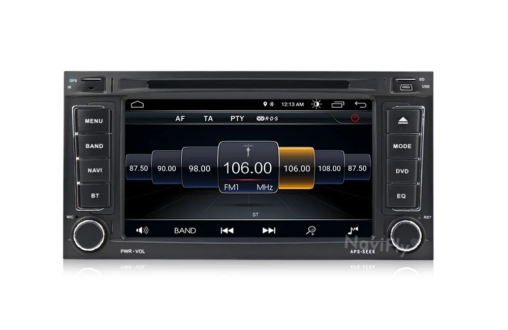 Navifly Android9.1 RDS 32G rom 2G ram Автомобильный мультимедийный плеер для Volkswagen VW Touareg T5(2002-2010) с 4G wifi радио DVR BT