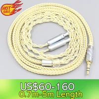 ln007635 8 core gold plated palladium silver occ alloy cable for sennheiser hd800 hd800s hd820s hd820 dharma d1000 earphone