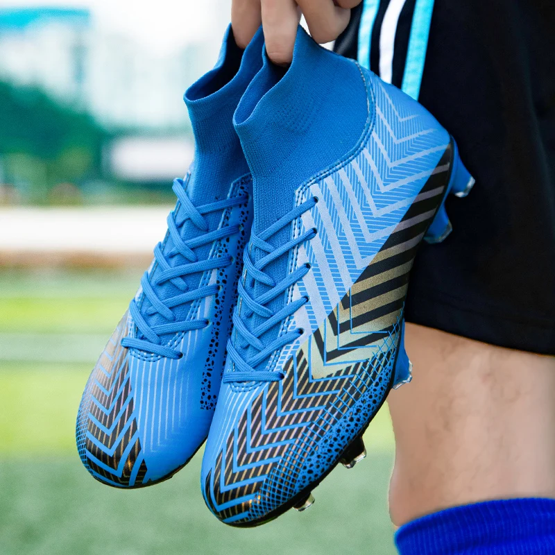 

Football shoes Sports shoes for men Professional high sports shoes breathable high top football shoes for men training shoes