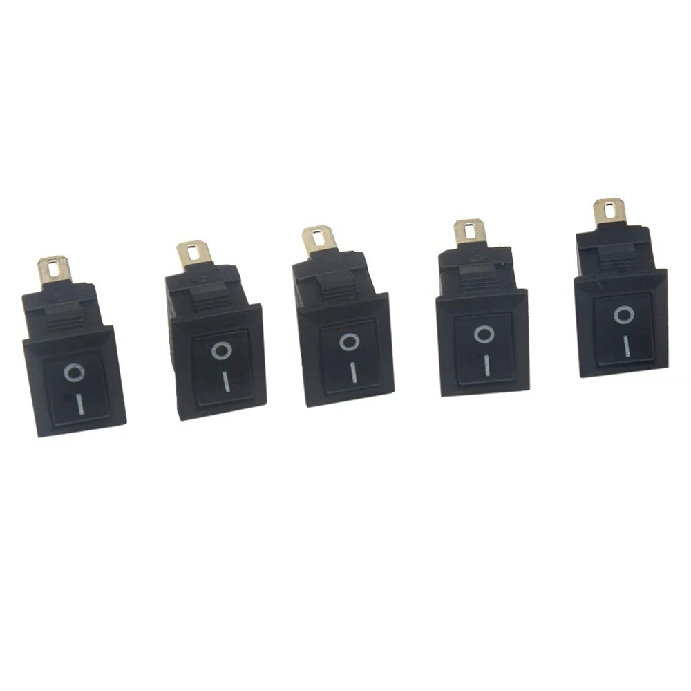 15 шт. KCD11 10*15 мм 2Pin ВКЛ-ВЫКЛ 3А 250В 10х15 маленький катер кулисный переключатель